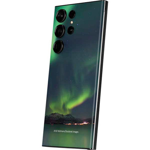 StockTrek Aurora Borealis Over Tjeldsundet in Norway Galaxy Skins
